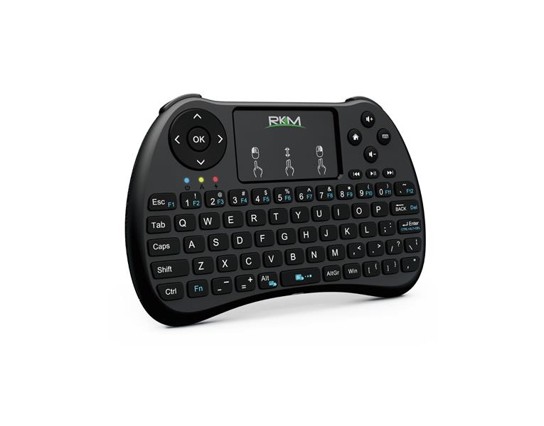 Rikomagic K6 2 4G wireless mini keyboard with Touchpad Li-ion accu 140*90*17 mm ***