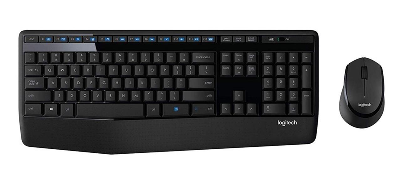 Logitech MK345 Combo toetsenbord RF Draadloos QWERTY US International Zwart