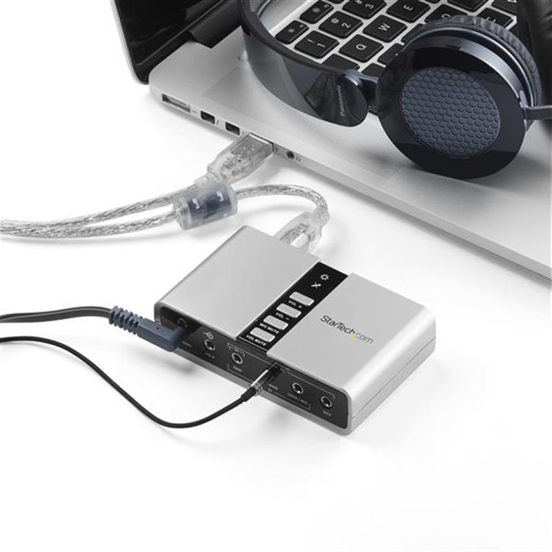 StarTech.com 7.1 USB Audio-adapter Externe Geluidskaart met SPDIF Digitale Audio