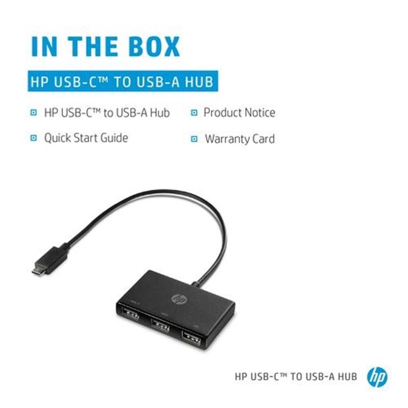 HP USB-C naar USB-A hub