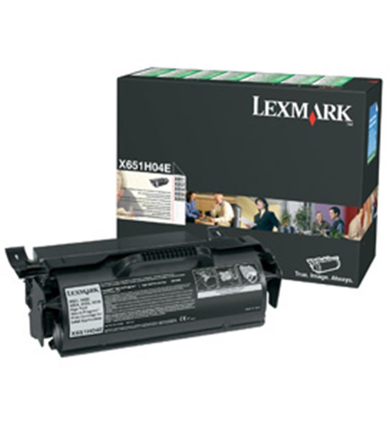 Lexmark X65x 25K retourprogramma etiketten-printcartr.