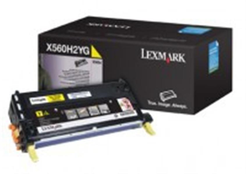 Lexmark X560 10K gele printcartridge