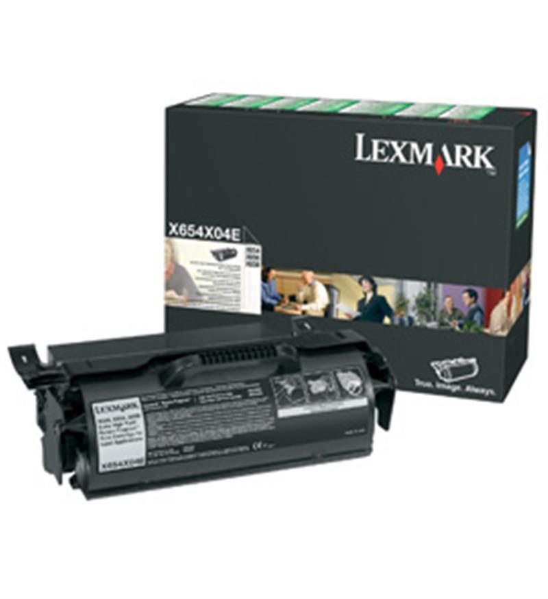Lexmark X654, X656, X658 36K retourpr. etiketten-printcartr.