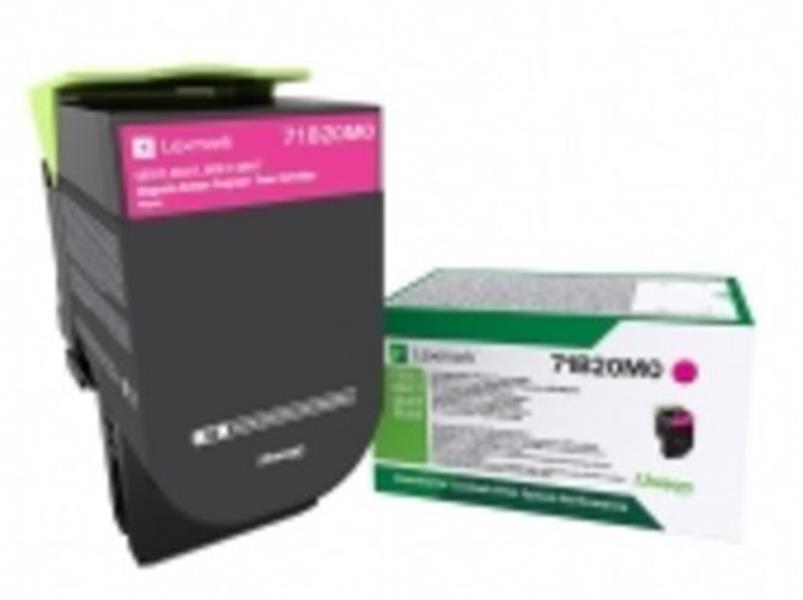 Lexmark 71B20M0 tonercartridge Origineel Magenta 1 stuk(s)