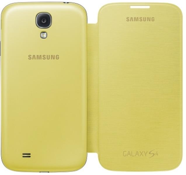  Samsung Flip Cover Galaxy S4 I9500 I9505 Yellow
