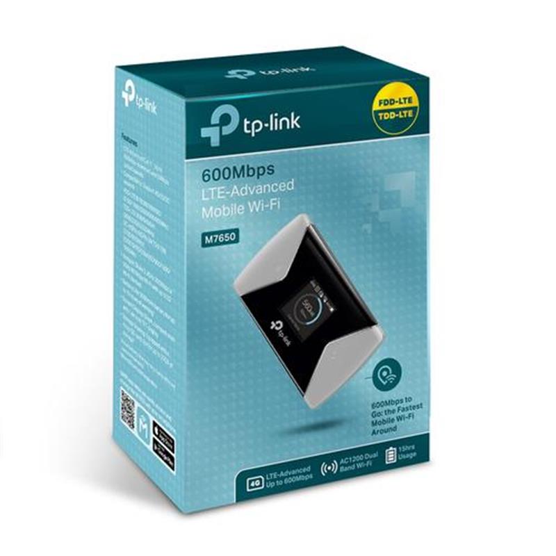 TP-LINK M7650 Draadloze netwerkapparatuur voor mobiele telefonie