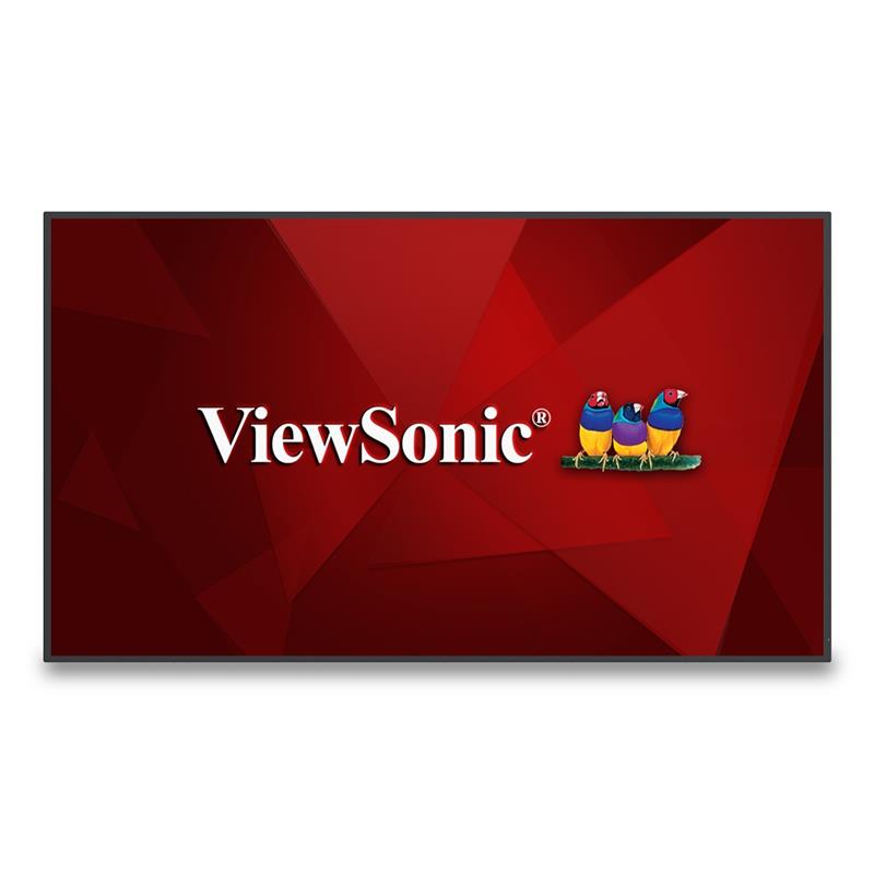 Viewsonic CDE5530 beeldkrant Digitale signage flatscreen 139,7 cm (55"") LCD 450 cd/m² 4K Ultra HD Zwart Type processor Android 11 24/7
