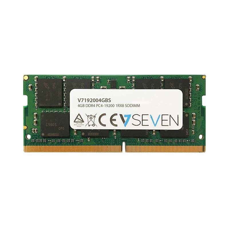 V7 V7192004GBS geheugenmodule 4 GB 1 x 4 GB DDR4 2400 MHz