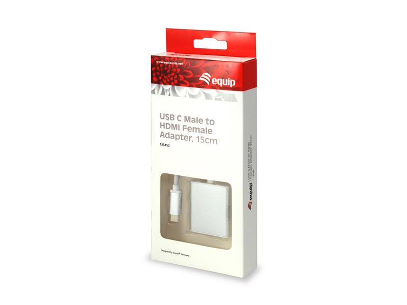 Equip 133452 USB grafische adapter 4096 x 2160 Pixels Wit