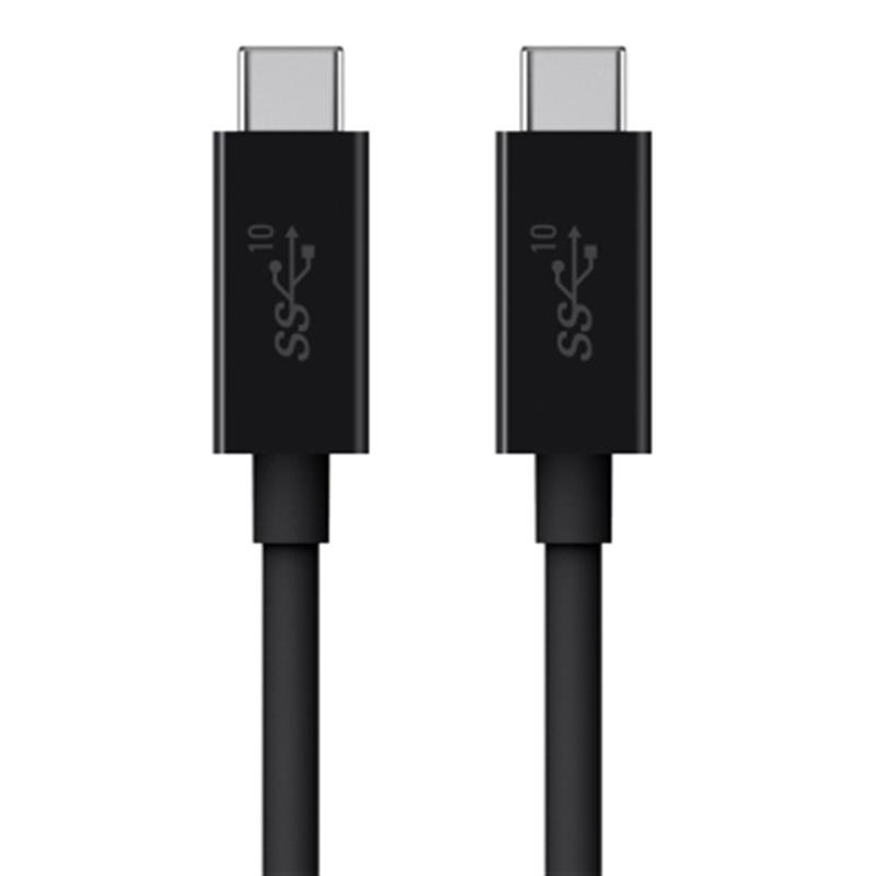 Belkin F2CU052BT1M-BLK USB-kabel 1 m USB 3.2 Gen 1 (3.1 Gen 1) USB C Zwart