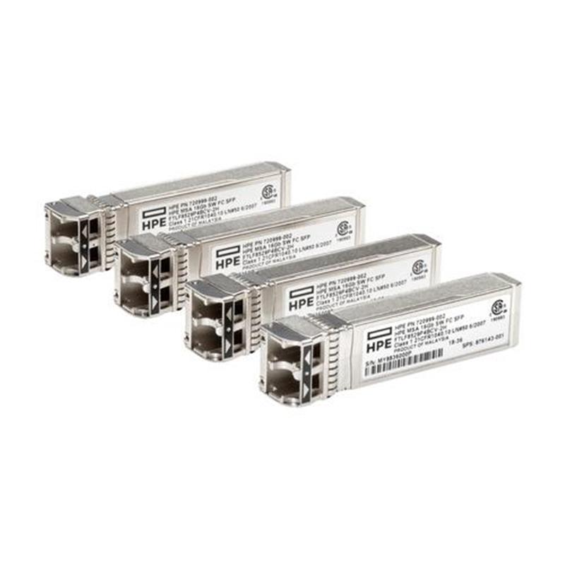 HPE MSA 16Gb SW FC SFP 4pk XCVR