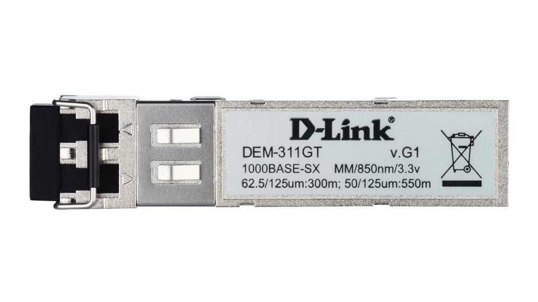 D-Link DEM-311GT netwerk transceiver module Vezel-optiek 1000 Mbit/s SFP 850 nm