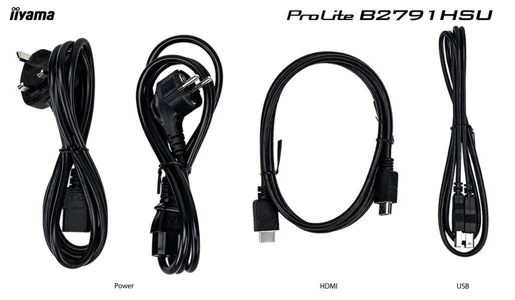 iiyama ProLite B2791HSU-B1/27"" TN 1MS LED display 68,6 cm (27"") 1920 x 1080 Pixels Full HD Flat Mat Zwart