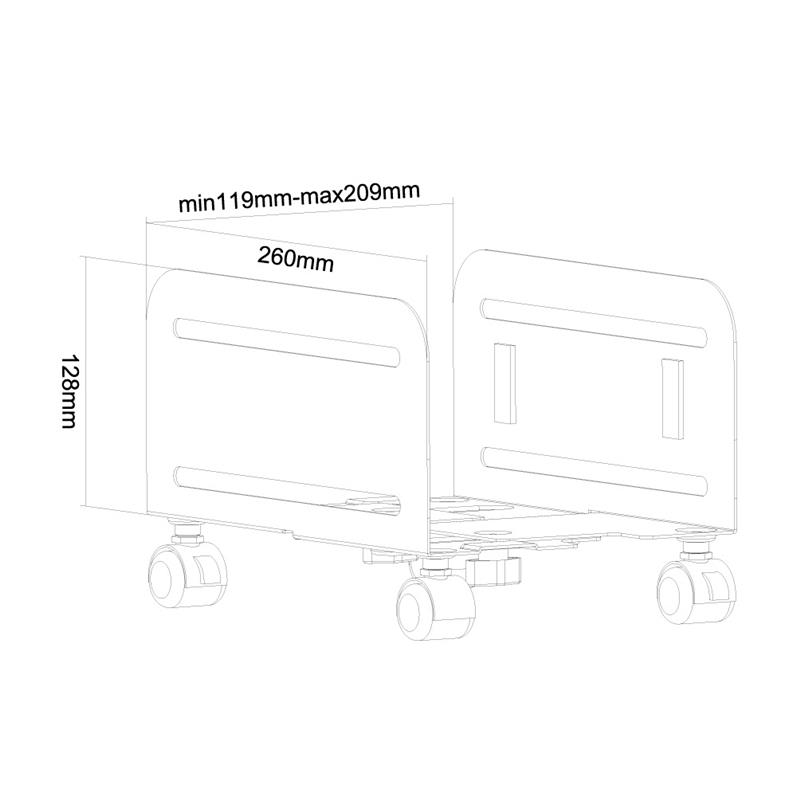 Neomounts cpu houder