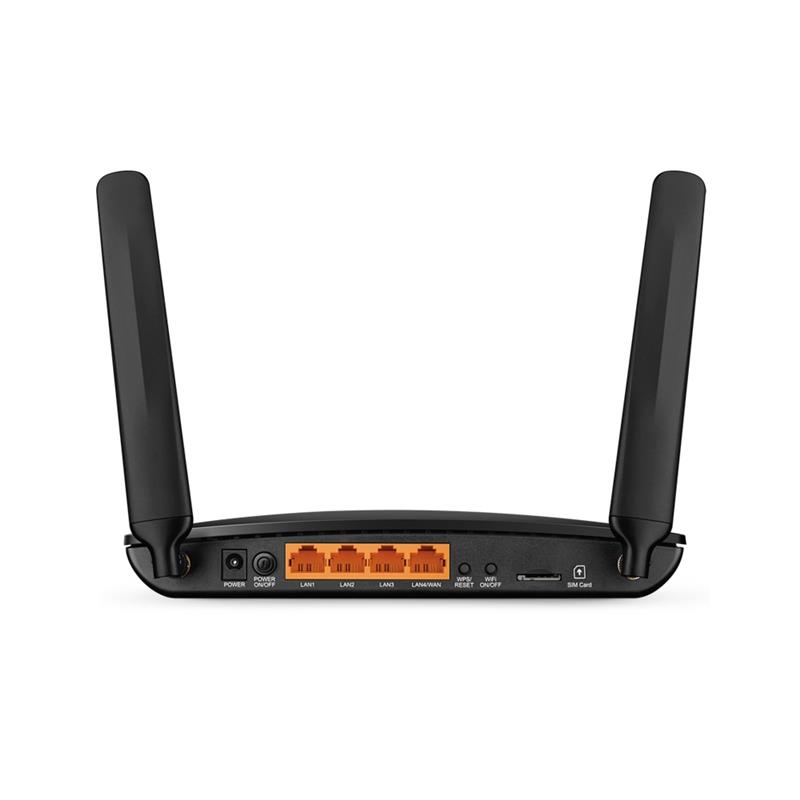 TP-Link Archer MR400 draadloze router Fast Ethernet Dual-band (2.4 GHz / 5 GHz) 4G Zwart