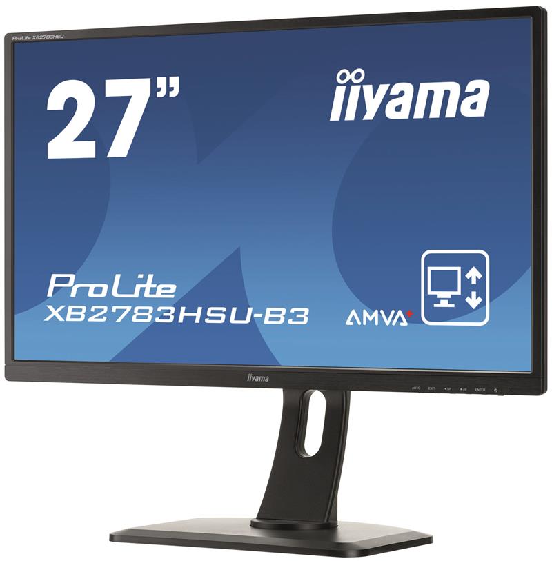 iiyama ProLite XB2783HSU-B3 computer monitor 68,6 cm (27"") 1920 x 1080 Pixels Full HD LED Flat Mat Zwart