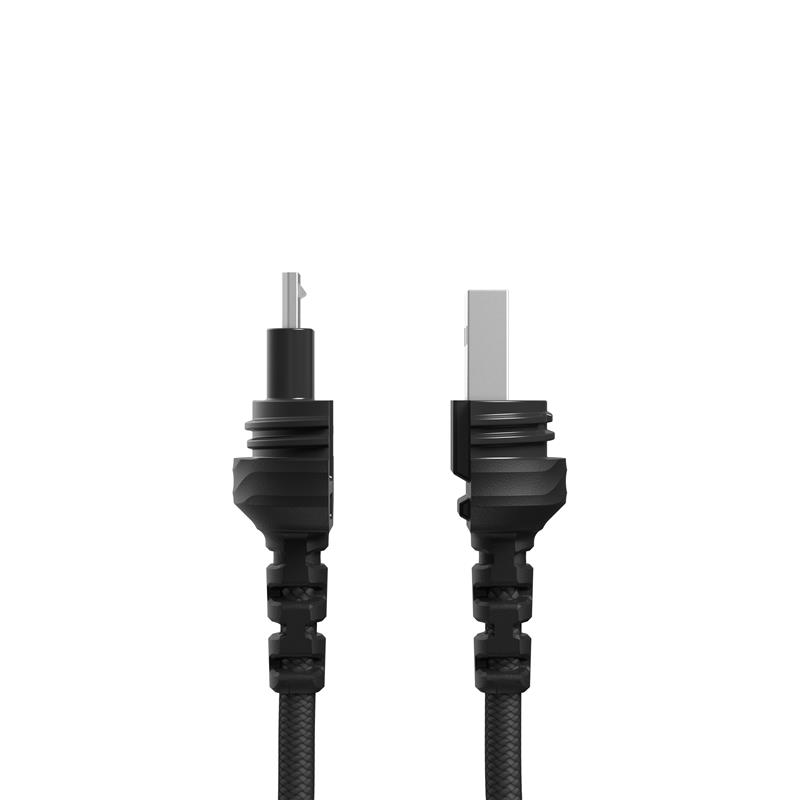 LifeProof USB-A to USB-Micro-B Laynard Cable 2.4 Amp, zwart