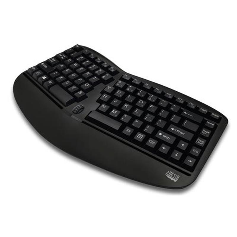 Adesso Tru-Form Media 1150 toetsenbord RF Draadloos QWERTY Engels Zwart