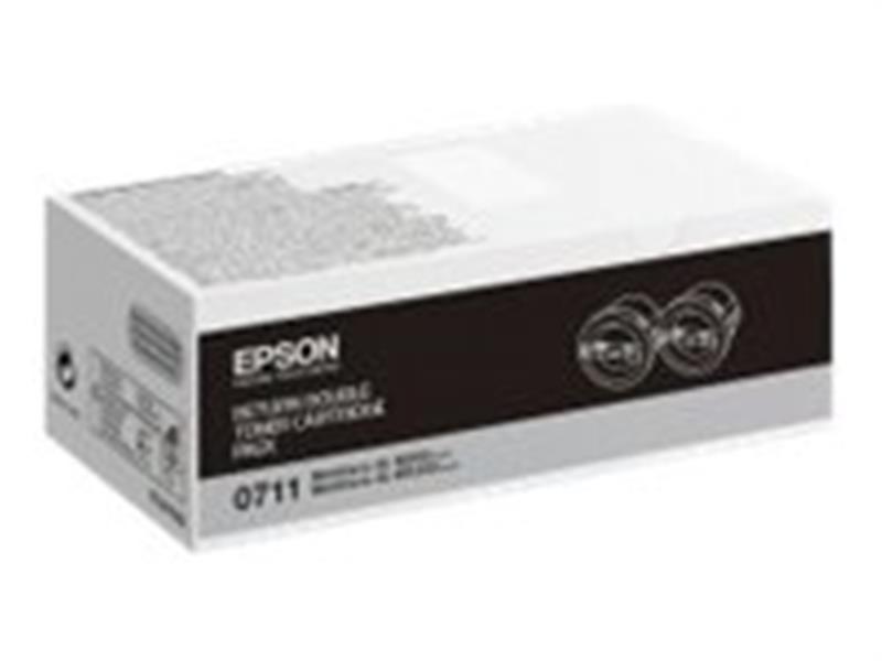 Epson Double Return Toner Cartridge Pack 2 x 2.5k