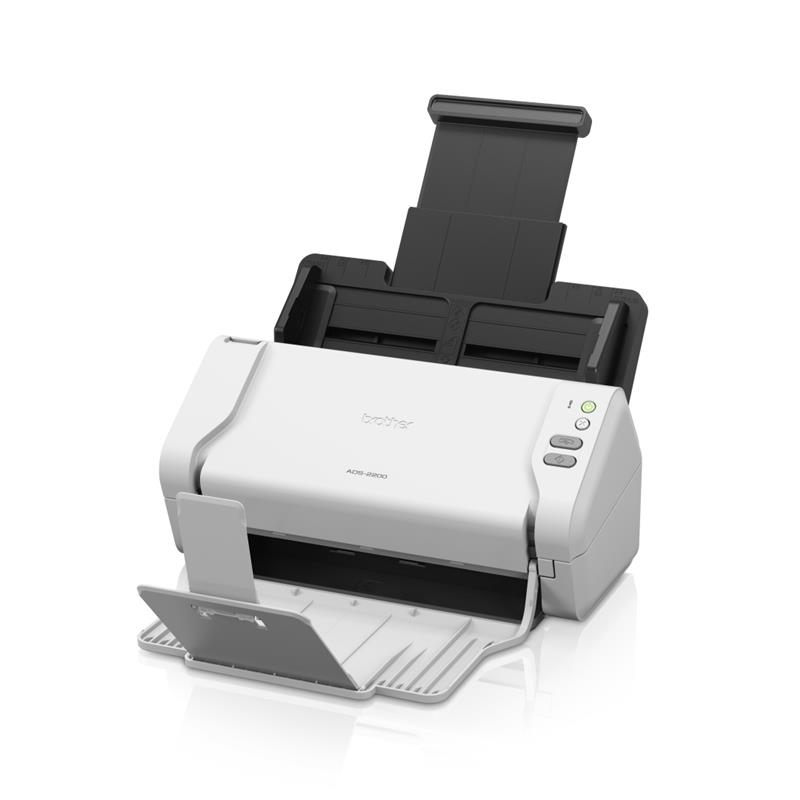 Brother ADS-2200 scanner 600 x 600 DPI ADF-scanner Zwart, Wit A4