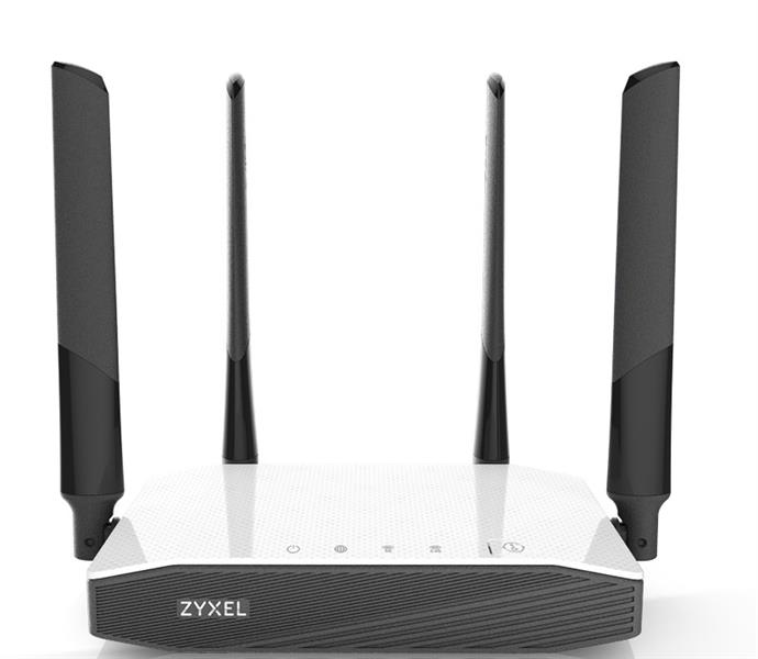 Zyxel NBG6604 draadloze router Dual-band (2.4 GHz / 5 GHz) Fast Ethernet Zwart, Wit