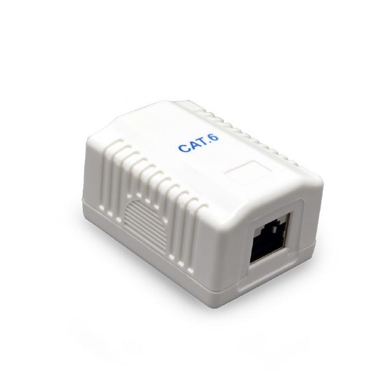 CAT6 FTP LAN-opbouwdoos 1-poorts