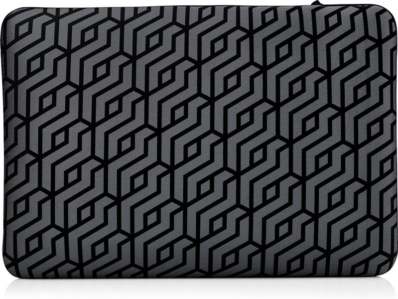 HP Reversible Neoprene Sleeve notebooktas 35,6 cm (14"") Opbergmap/sleeve Zwart, Grijs
