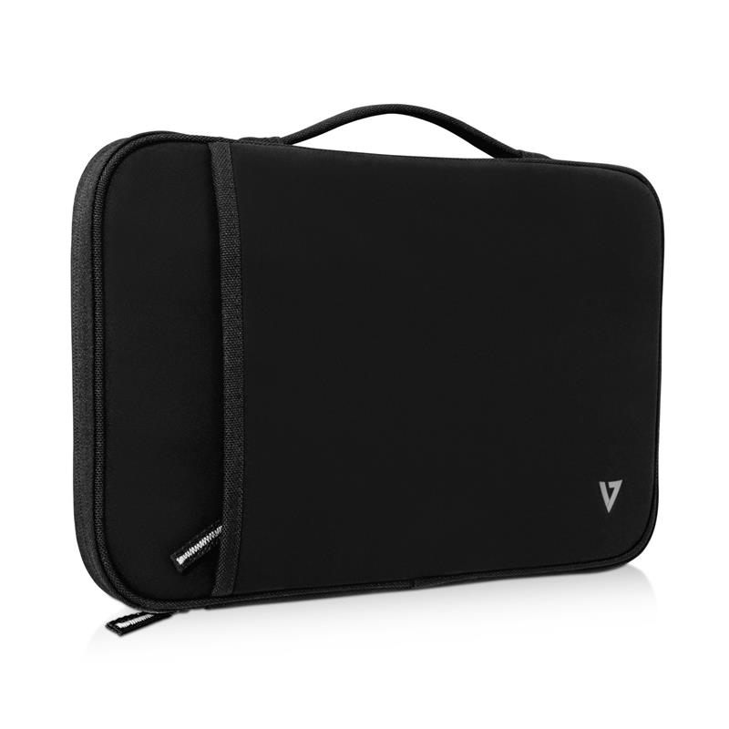 V7 CSE12HS-BLK-9E notebooktas 31 cm (12.2"") Opbergmap/sleeve Zwart