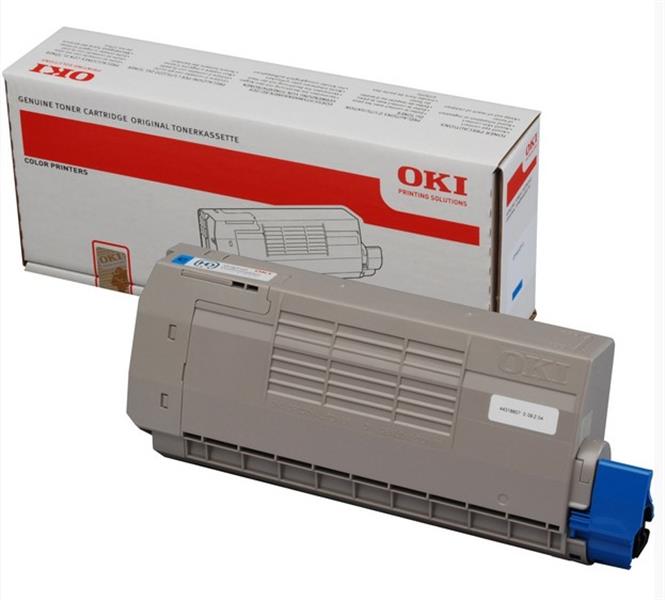 OKI Cyan Toner Cartridge Origineel Cyaan