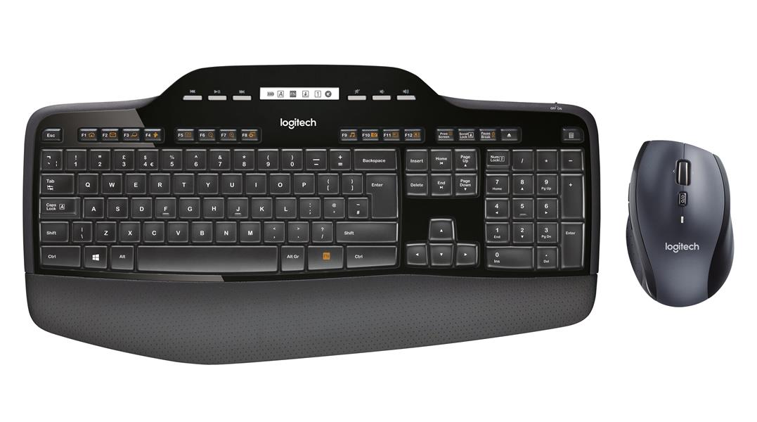 Logitech MK710 toetsenbord RF Draadloos QWERTY US International Zwart