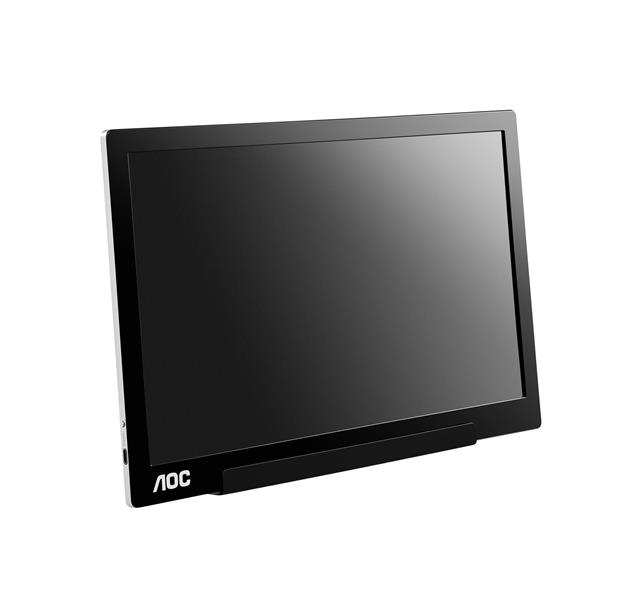 AOC Style-line I1601FWUX computer monitor 39,6 cm (15.6"") 1920 x 1080 Pixels Full HD LED Zwart