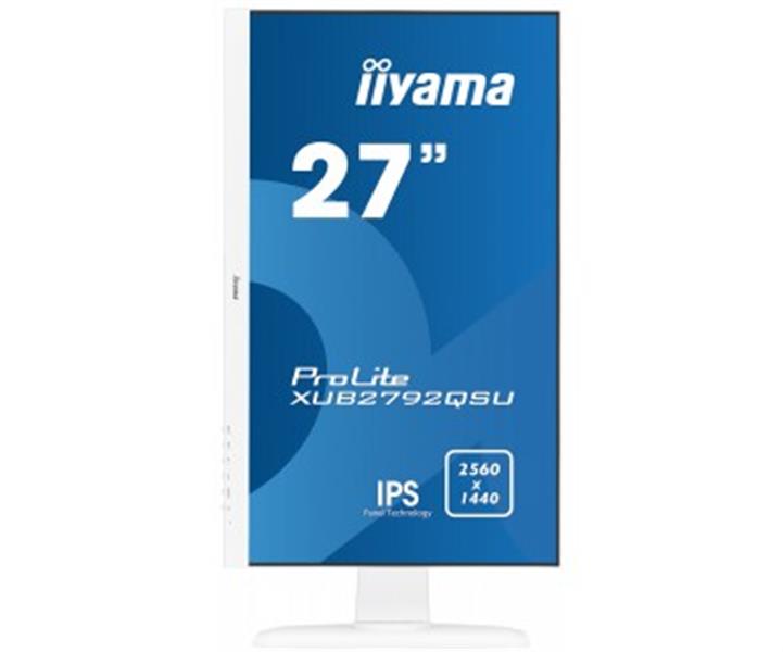iiyama ProLite XUB2792QSU-W1 LED display 68,6 cm (27"") 2560 x 1440 Pixels Wide Quad HD Flat Mat Wit