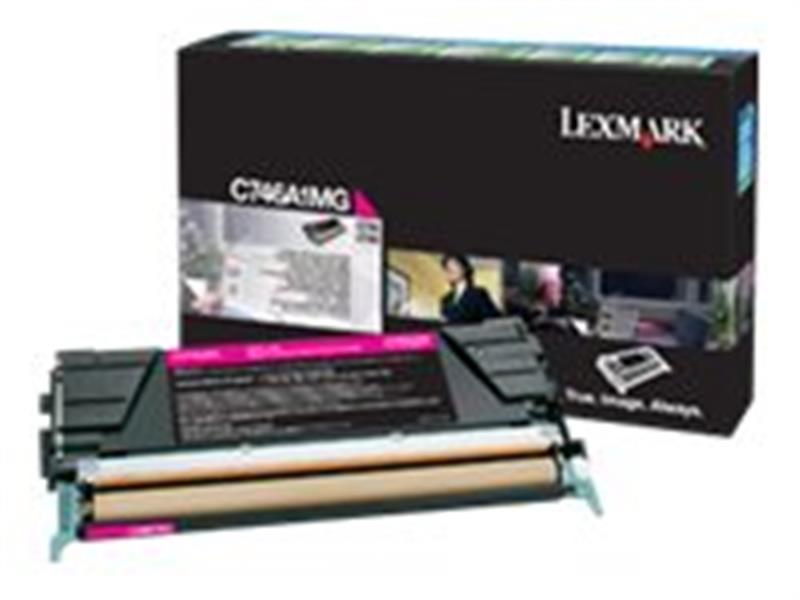 Lexmark C746A1MG tonercartridge Origineel Magenta 1 stuk(s)