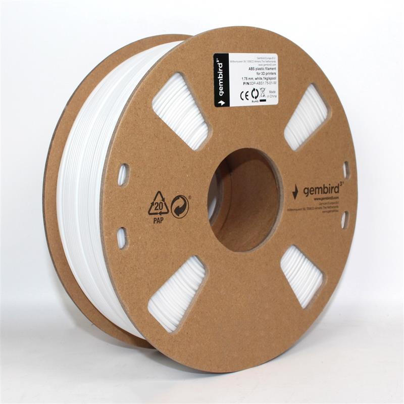 ABS Filament Wit 1 75 mm 1 kg