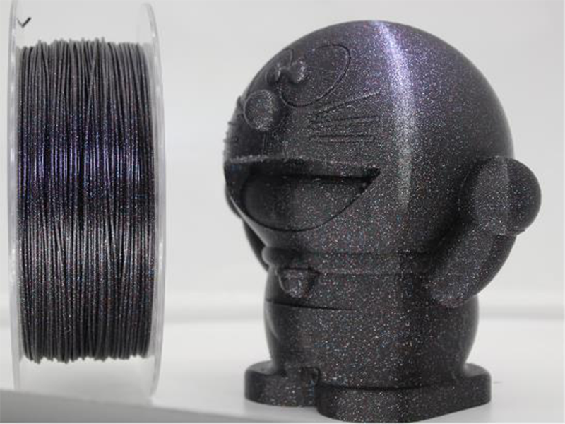 PLA Three Galaxy Zwart 1 75 mm 1 kg