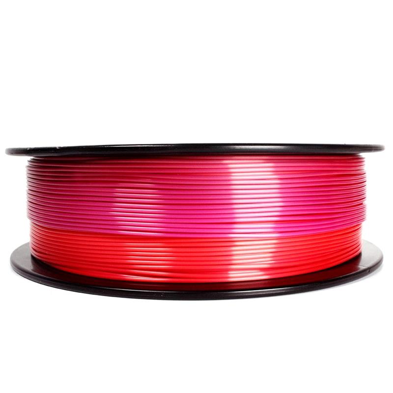 PLA Silk Rainbow Rood Paars 1 75 mm 1 kg