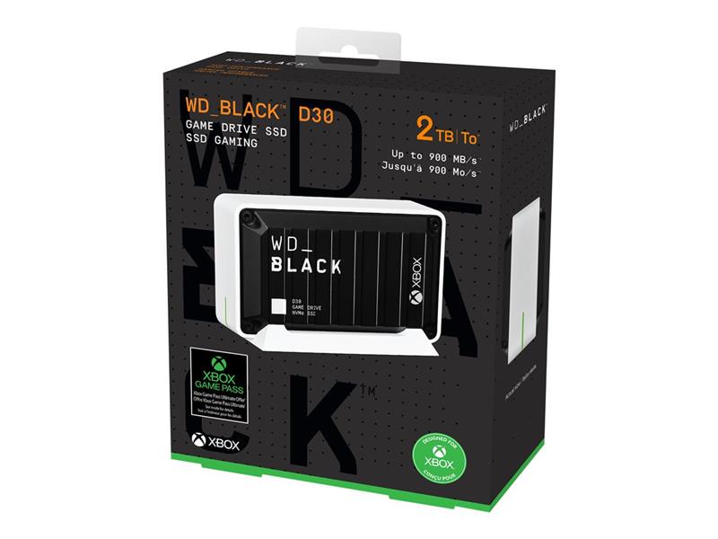 WD BLACK D30 Game Drive SSD 2TB Xbox