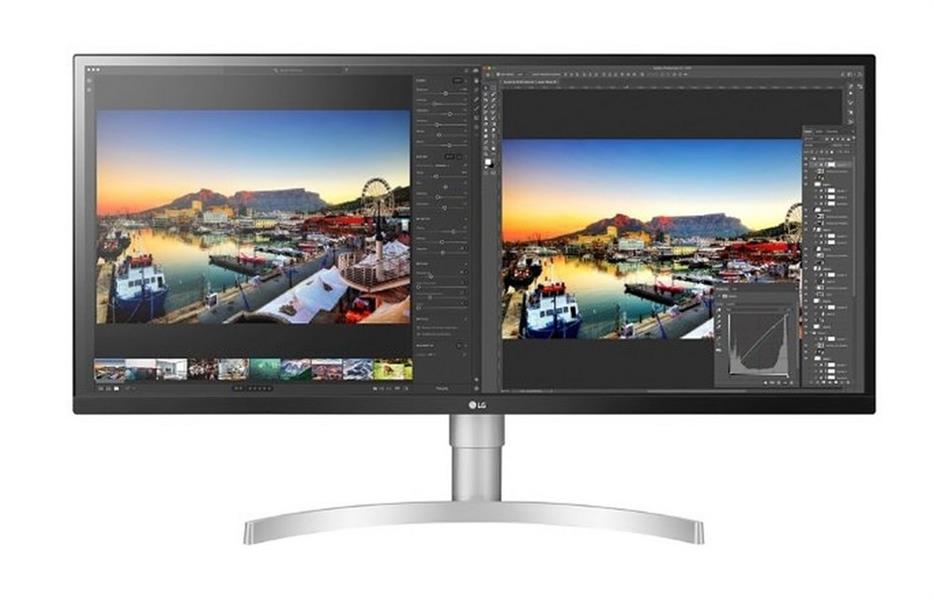 LG 34WL850-W LED display 86,4 cm (34"") 3440 x 1440 Pixels UltraWide Quad HD Zwart, Zilver