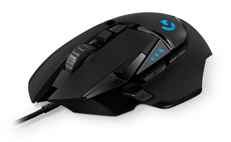 Logitech Mouse G502 HERO Gaming EU black EU Version