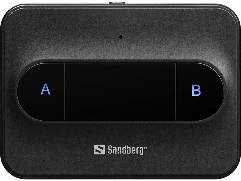 Sandberg Bluetooth Link For 2xHeadphone 3,5 mm 10 m Zwart