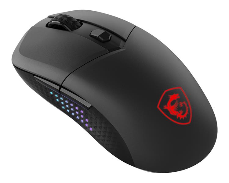 MSI VERSA 300 ELITE WIRELESS muis Gamen Rechtshandig RF Wireless + Bluetooth + USB Type-C Optisch 26000 DPI
