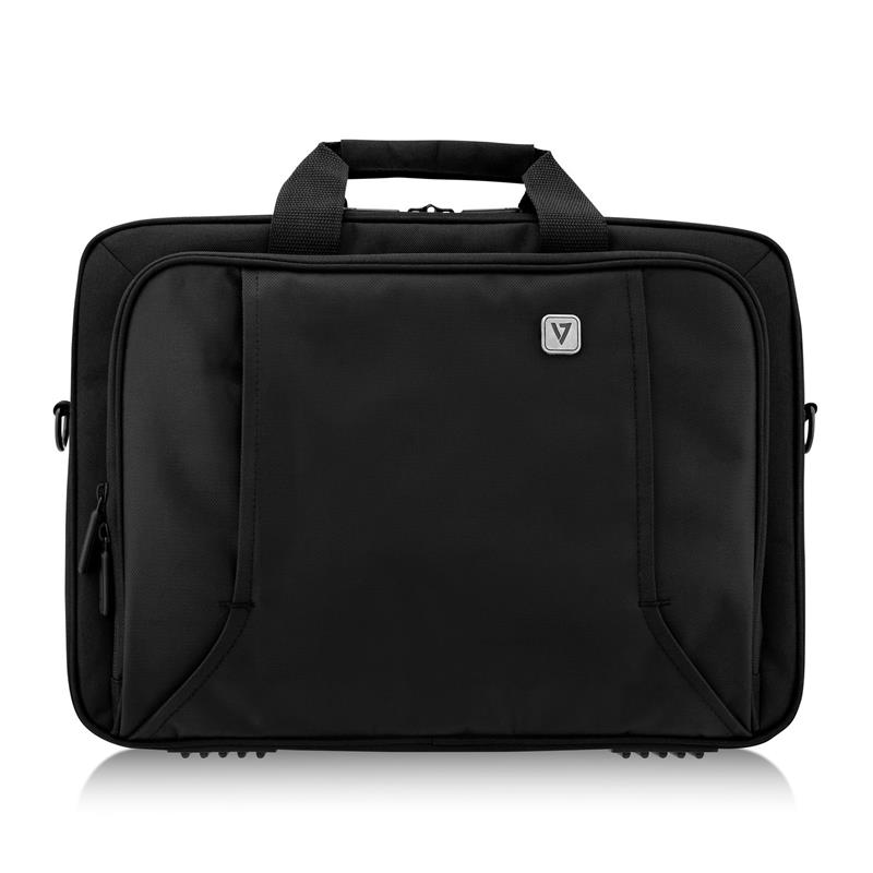 V7 CTP16-BLK-9E notebooktas 39,6 cm (15.6"") Aktetas Zwart