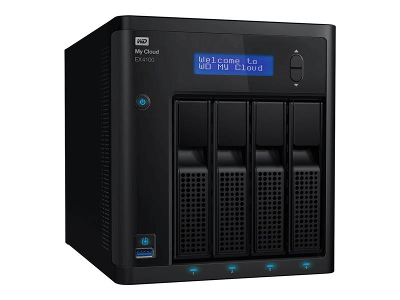 WD My Cloud EX4100 8TB NAS 4-Bay 2x4TB