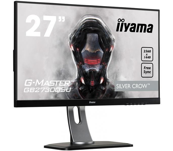 iiyama G-MASTER GB2730QSU-B1 LED display 68,6 cm (27"") 2560 x 1440 Pixels Wide Quad HD Flat Mat Zwart