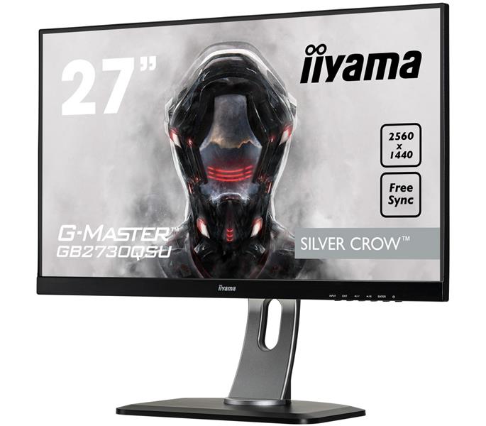 iiyama G-MASTER GB2730QSU-B1 LED display 68,6 cm (27"") 2560 x 1440 Pixels Wide Quad HD Flat Mat Zwart