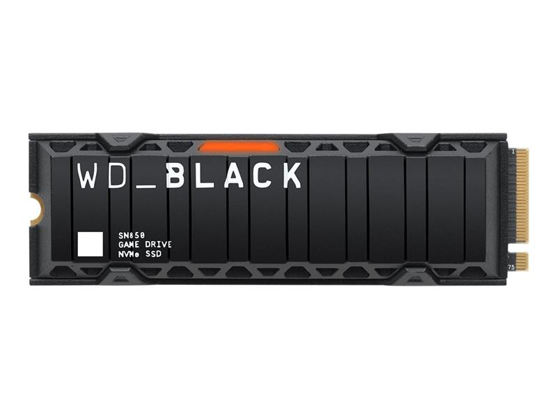 Western Digital SN850 Black SSD w heatsink 1TB M 2 NVMe PCIe 4 7000 5300 MB s TLC