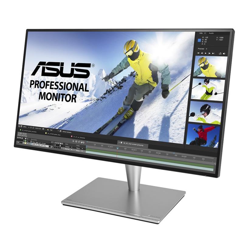 ASUS ProArt PA27AC computer monitor 68,6 cm (27"") 2560 x 1440 Pixels Wide Quad HD LED Flat Zwart, Grijs