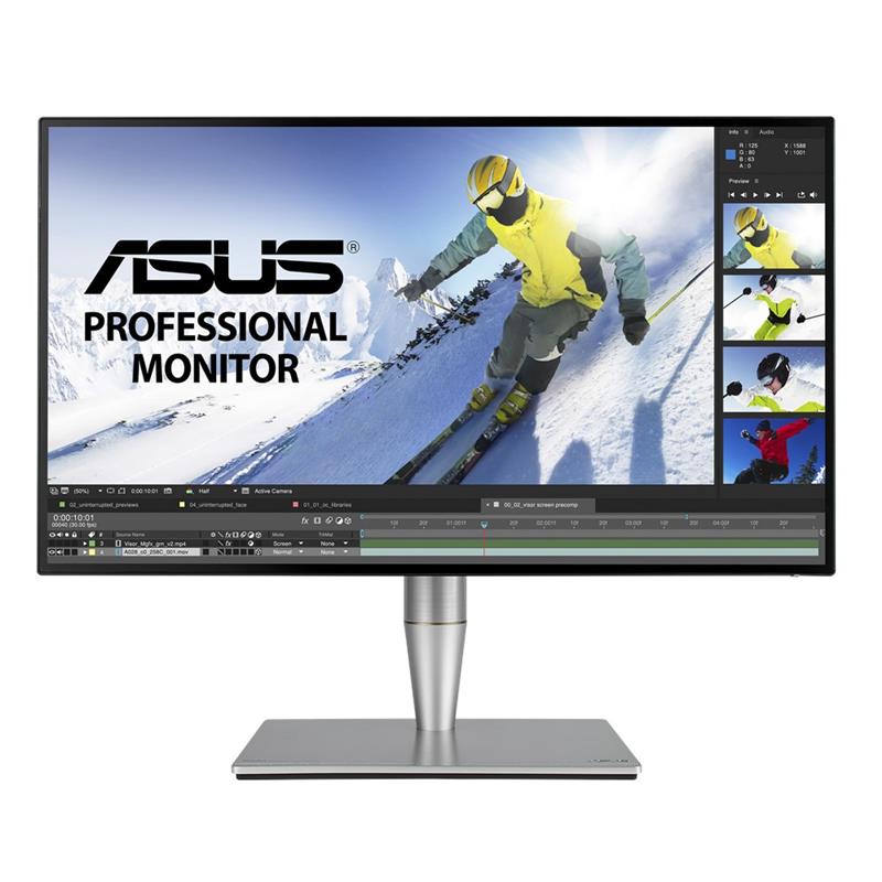 ASUS ProArt PA27AC computer monitor 68,6 cm (27"") 2560 x 1440 Pixels Wide Quad HD LED Flat Zwart, Grijs