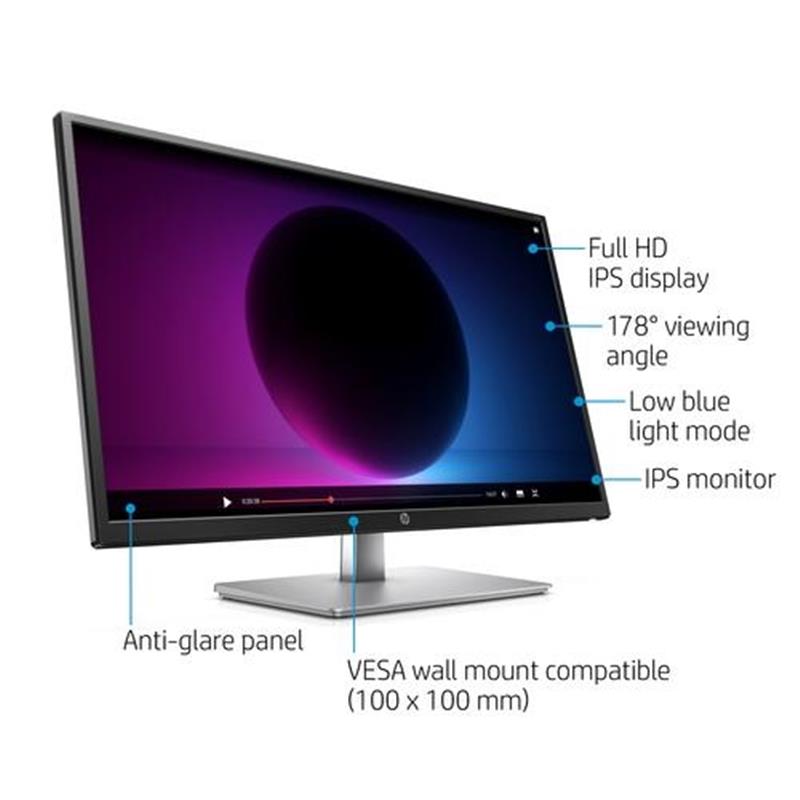 HP 32s 80 cm (31.5"") 1920 x 1080 Pixels Full HD LED Zwart