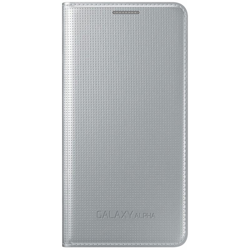  Samsung Flip Cover Galaxy Alpha Silver